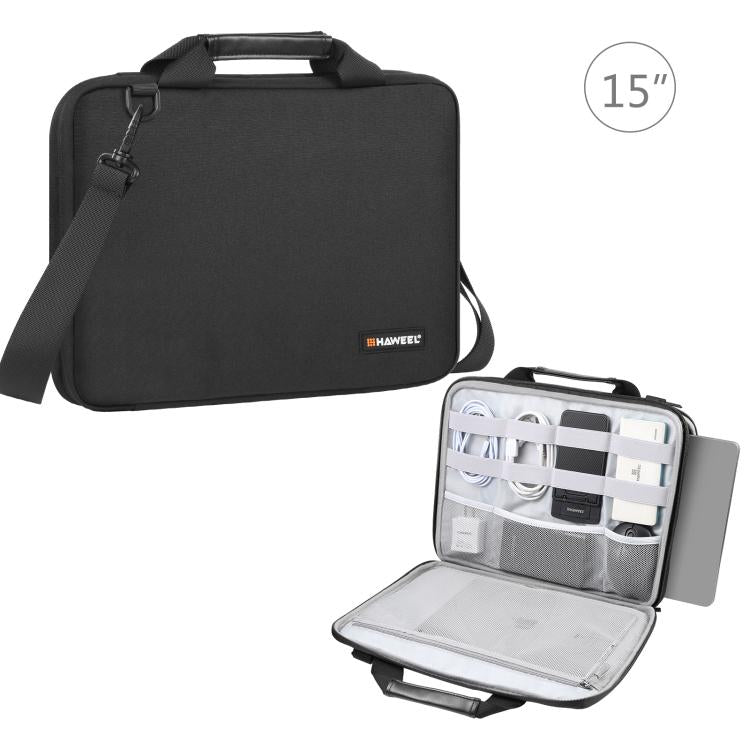HAWEEL 15.0 吋至 16.0 吋公事包斜背筆電包，適用 Macbook、Lenovo Thinkpad、ASUS、HP，15.0 吋至 16.0 吋
