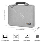 HAWEEL 15.0 吋至 16.0 吋公事包斜背筆電包，適用 Macbook、Lenovo Thinkpad、ASUS、HP，15.0 吋至 16.0 吋
