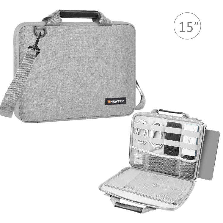 HAWEEL 15.0 吋至 16.0 吋公事包斜背筆電包，適用 Macbook、Lenovo Thinkpad、ASUS、HP，15.0 吋至 16.0 吋