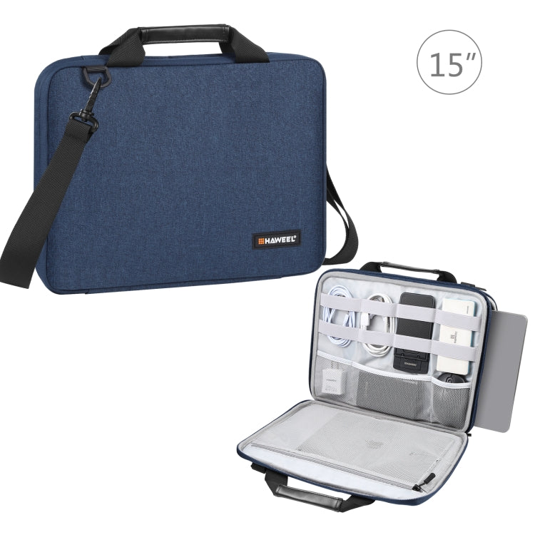 HAWEEL 15.0 吋至 16.0 吋公事包斜背筆電包，適用 Macbook、Lenovo Thinkpad、ASUS、HP，15.0 吋至 16.0 吋