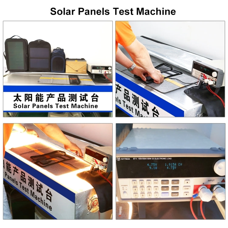 HAWEEL 14W 太陽能背包筆電包，帶手柄及 5V / 2.1A 最大 USB 充電埠，14W 背包 2