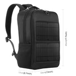 HAWEEL 14W 太陽能背包筆電包，帶手柄及 5V / 2.1A 最大 USB 充電埠，14W 背包 2
