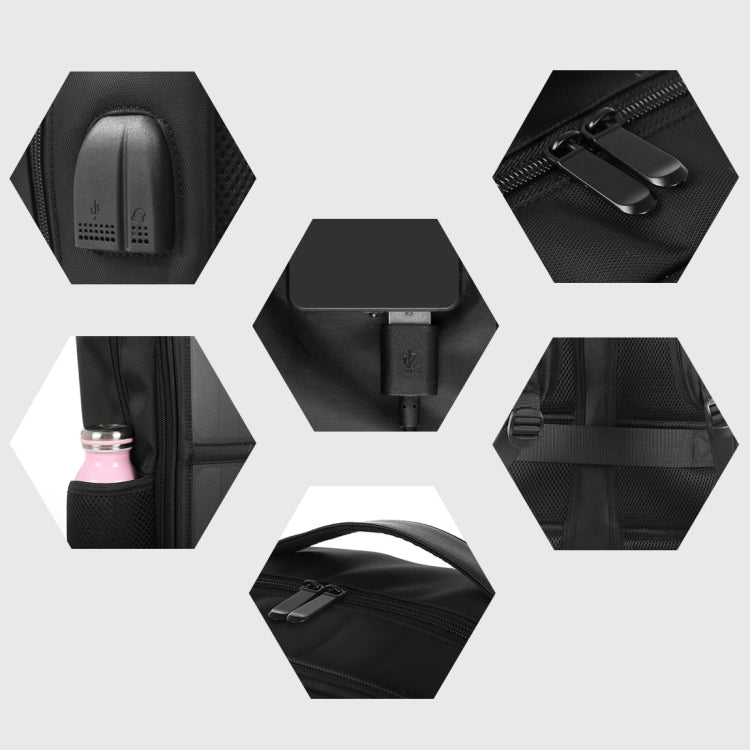 HAWEEL 14W 太陽能背包筆電包，帶手柄及 5V / 2.1A 最大 USB 充電埠，14W 背包 2