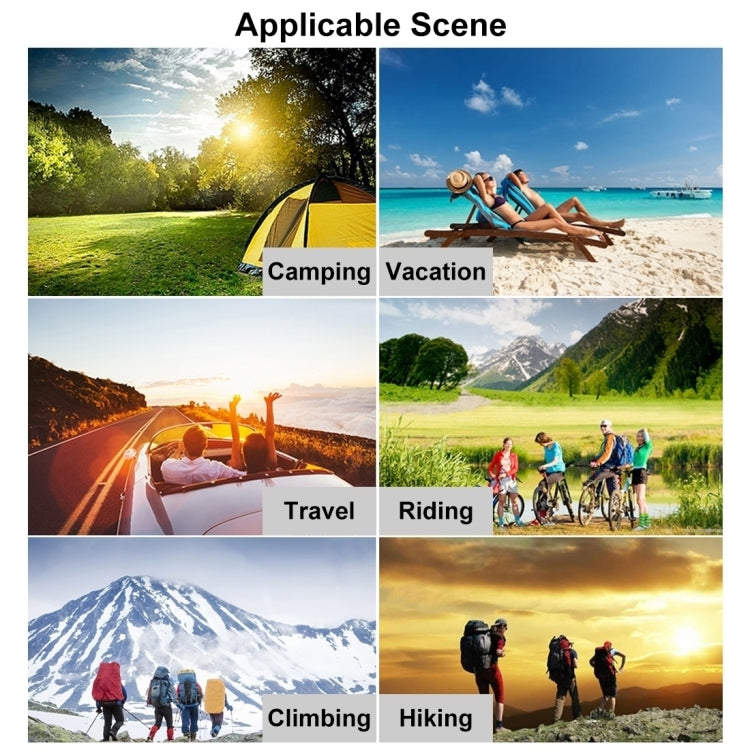 HAWEEL 18W 三片摺疊太陽能充電包，配備 5V / 3.1A 最大雙 USB 埠，支援 QC3.0 和 AFC，18W 三片