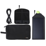 HAWEEL 28W 摺疊傘頂太陽能充電器，配備 5V 3A 最大雙 USB 埠，支援 QC3.0 / FCP / SCP / AFC / SFCP 協議