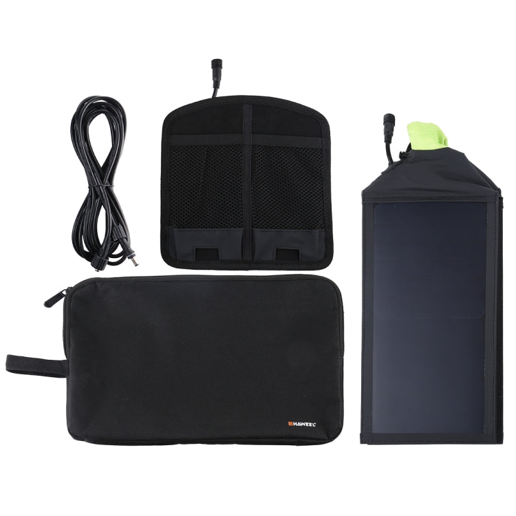HAWEEL 28W 摺疊傘頂太陽能充電器，配備 5V 3A 最大雙 USB 埠，支援 QC3.0 / FCP / SCP / AFC / SFCP 協議