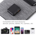 HAWEEL 21W 超薄三摺式太陽能充電器，配備 5V / 3A 雙 USB 埠，支援 QC3.0 和 AFC，超薄 21W