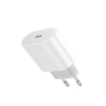 HAWEEL PD 20W 單 USB-C / Type-C 介面 QC 旅行充電器，支援完整 QC 協議，歐洲插頭，QC 充電器歐洲插頭