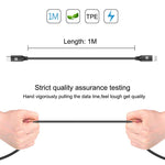 HAWEEL 1米 USB-C / Type-C 轉 8針 OTG 同步數據 / 充電線