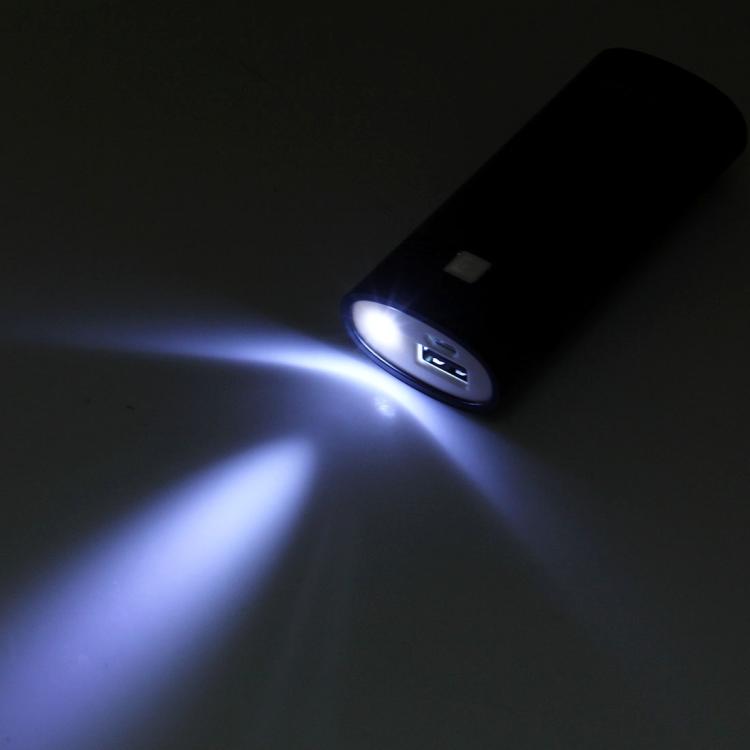 HAWEEL DIY 2顆 18650 電池（不含）5600mAh 行動電源外殼盒，附 USB 輸出及指示燈，DIY 2電池（黑色）、DIY 2電池（白色）