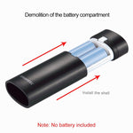 HAWEEL DIY 2顆 18650 電池（不含）5600mAh 行動電源外殼盒，附 USB 輸出及指示燈，DIY 2電池（黑色）、DIY 2電池（白色）