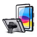 適用於 iPad 第十代 10.9 2022 360 全包覆防震平板保護套，附握把、支架及筆槽
