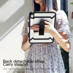 適用於 iPad 第十代 10.9 2022 360 全包覆防震平板保護套，附握把、支架及筆槽