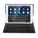 可拆式藍牙鍵盤 + 橫向翻轉皮革平板保護套附筆架，適用 iPad Pro 9.7 吋、iPad Air、iPad Air 2、iPad 9.7 吋 (2017)、iPad 9.7 吋 (2018)，A07 黑色、A07 金色、A07 藍色、A07 玫瑰金