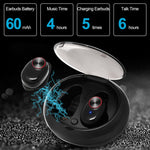 BTH-V5 DSP降噪耳塞式運動無線藍牙V5.0耳機，附充電盒，兼容iPhone及Android