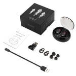 BTH-V5 DSP降噪耳塞式運動無線藍牙V5.0耳機，附充電盒，兼容iPhone及Android