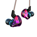 KZ ZST 圓形鐵入耳式超重低音 MP3 雙單元耳機無麥克風