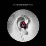 KZ ZST 圓形鐵入耳式超重低音 MP3 雙單元耳機無麥克風