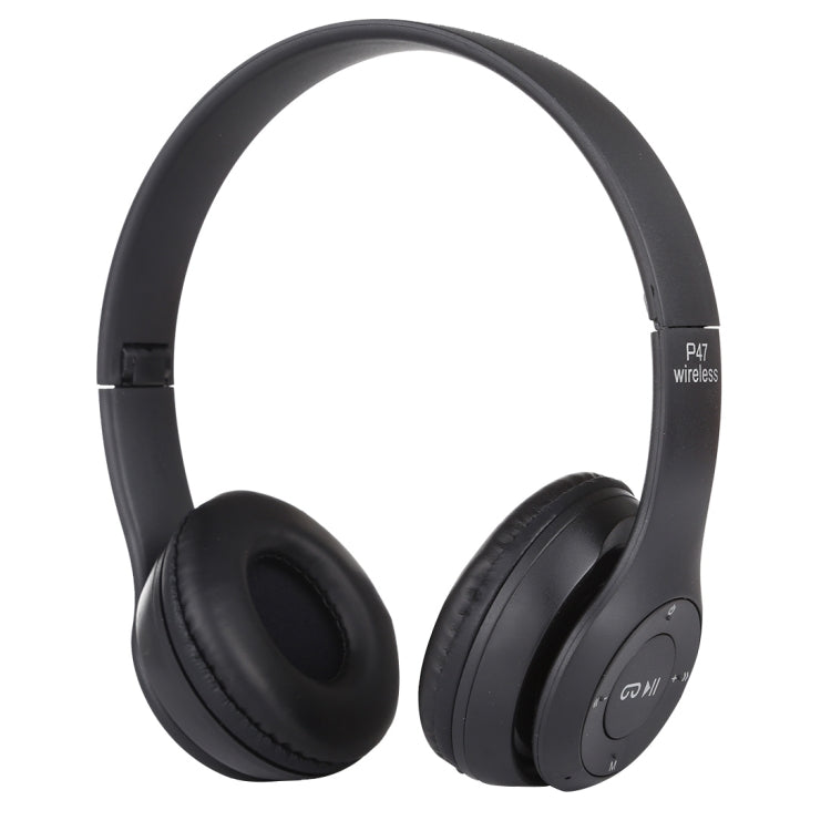 P47 可折疊無線藍牙耳機，配 3.5mm 音頻插孔，支援 MP3 / 通話，P47 黑色、P47 藍色、P47 紅色、P47 白色、P47 綠色