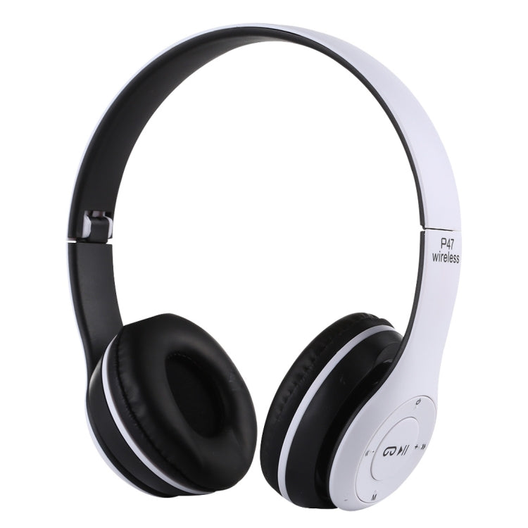 P47 可折疊無線藍牙耳機，配 3.5mm 音頻插孔，支援 MP3 / 通話，P47 黑色、P47 藍色、P47 紅色、P47 白色、P47 綠色