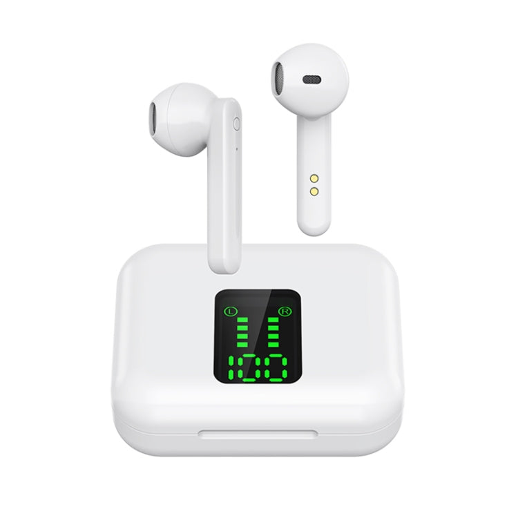 P100pro TWS 藍牙 5.0 觸控無線藍牙耳機，附充電盒與 LED 智能數字顯示，支援 Siri 與通話