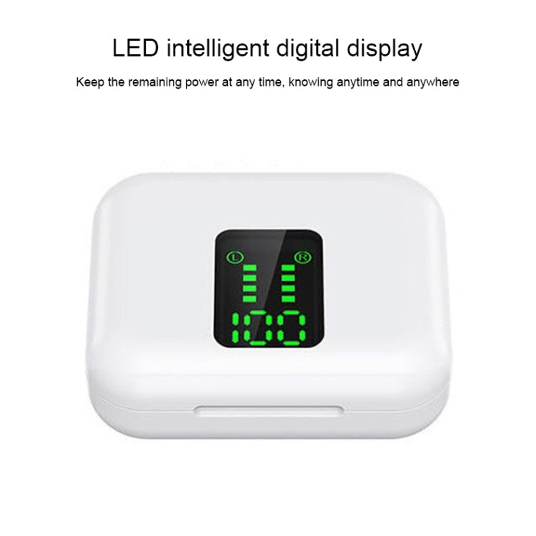 P100pro TWS 藍牙 5.0 觸控無線藍牙耳機，附充電盒與 LED 智能數字顯示，支援 Siri 與通話