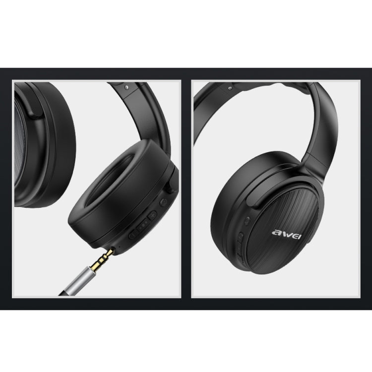 awei A780BL 藍牙 5.0 可折疊重低音無線藍牙耳機，附 3.5mm 輔助插孔，A780BL