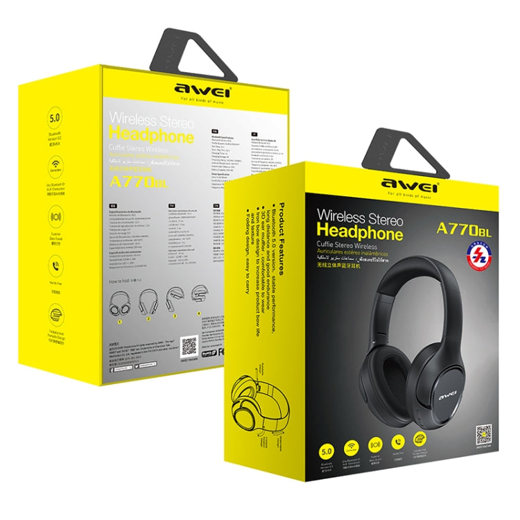 AWEI A770BL 藍牙 5.0 立體聲無線藍牙耳機