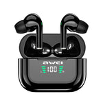 awei T29P 藍牙 V5.0 LED 數字顯示真無線運動 IPX4 防水 TWS 耳機附充電盒