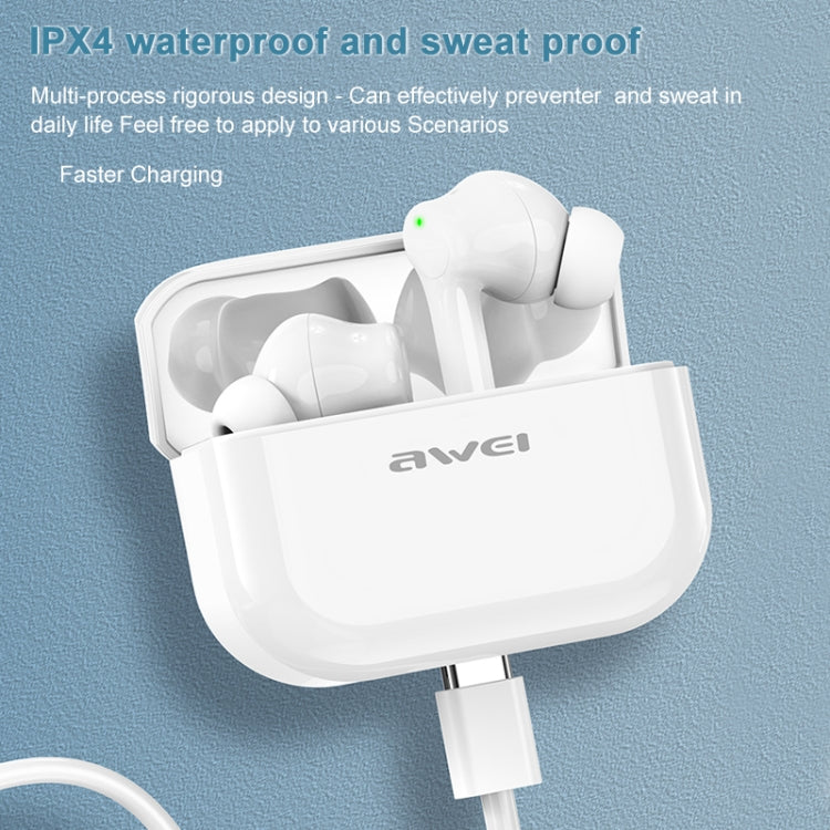 awei TA1 藍牙 V5.0 真無線運動 ANC 主動降噪 IPX4 防水 TWS 耳機附充電盒