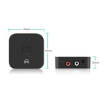 B11 藍牙 5.0 接收器 AUX NFC 轉 2 x RCA 音訊轉接器，B11