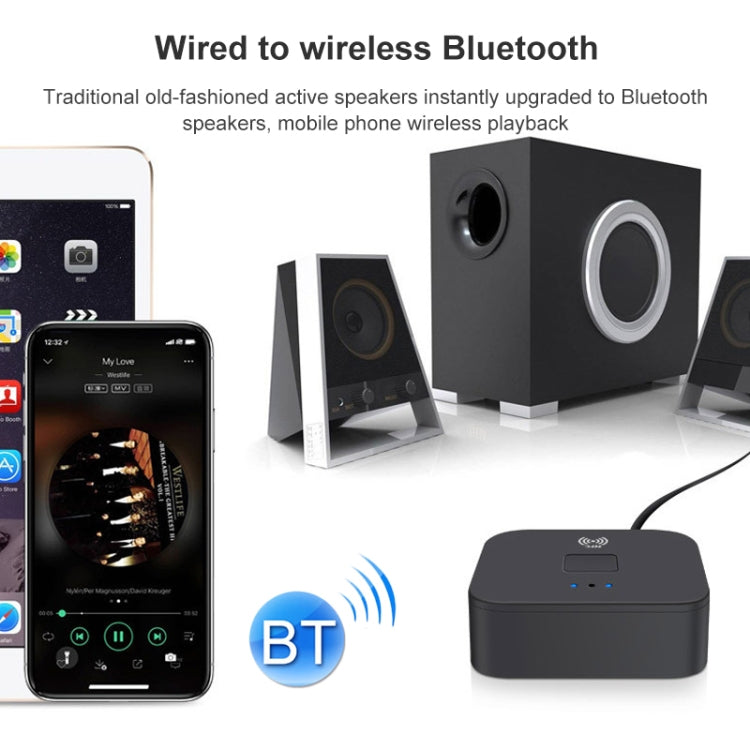 B11 藍牙 5.0 接收器 AUX NFC 轉 2 x RCA 音訊轉接器，B11