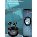 awei T12P Bluetooth 5.1 LED Display Wireless Bluetooth Earphone, T12P