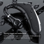 DS800 藍牙 5.0 通用掛耳式商務運動無線藍牙耳機附充電盒，充電盒版（黑色），充電盒版（紅色）
