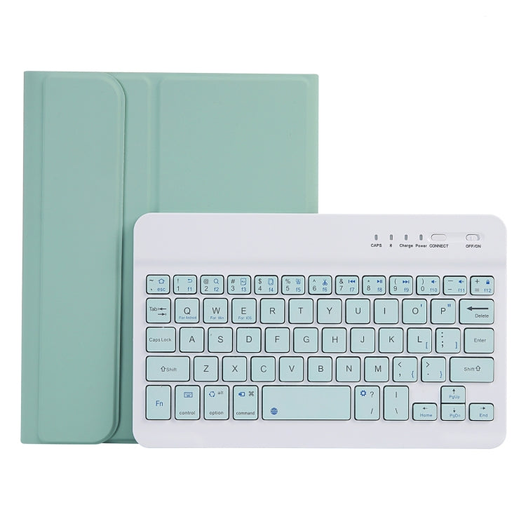 C06B 超薄糖果色藍牙鍵盤平板保護套，適用 iPad mini 6 / mini 7，附支架及筆槽