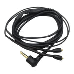 ZS0105 適用於 Shure SE535 耳機音頻線，ZS0105 黑色