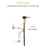ZS0170 SteelSeries Arctis 3 5 7 Pro 專用耳機音訊線，ZS0170 黑色