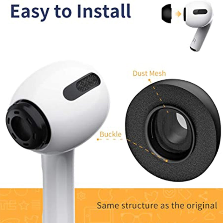 ZS0164 AirPods Pro 慢回彈泡棉耳罩，尺寸：M，M