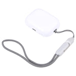 適用Apple AirPods Pro 2無線藍牙耳機防丟繩手機殼掛繩，高仿灰色