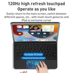 適用於 iPad 第10代 10.9 2022 T89 魔術懸浮藍牙鍵盤皮革保護套，適用於 iPad 第10代 10.9 2022