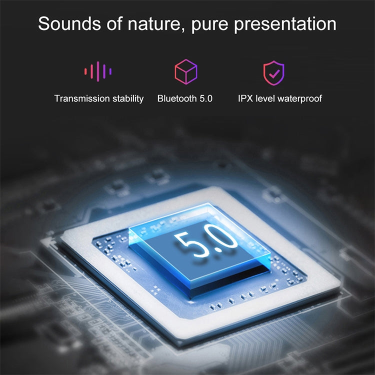 DT-5 IPX 防水藍牙 5.0 無線藍牙耳機附磁吸充電盒，支援通話及行動電源功能, DT-5