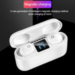 Dt-18 無線雙耳藍牙耳機，附 2000mAh 充電艙及觸控智慧磁吸充電
