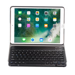 A09 藍牙 3.0 超薄 ABS 可拆式藍牙鍵盤皮革平板保護套，適用 iPad Air / Pro 10.5 吋 (2019)，附筆架
