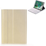 A09 藍牙 3.0 超薄 ABS 可拆式藍牙鍵盤皮革平板保護套，適用 iPad Air / Pro 10.5 吋 (2019)，附筆架