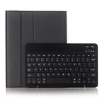 A09B 藍牙 3.0 超薄 ABS 可拆式藍牙鍵盤皮革平板保護套，適用 iPad Air / Pro 10.5 吋 (2019)，附筆槽及筆架