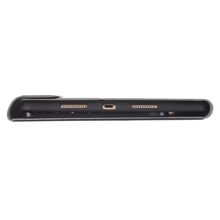A09B 藍牙 3.0 超薄 ABS 可拆式藍牙鍵盤皮革平板保護套，適用 iPad Air / Pro 10.5 吋 (2019)，附筆槽及筆架