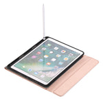 A09B 藍牙 3.0 超薄 ABS 可拆式藍牙鍵盤皮革平板保護套，適用 iPad Air / Pro 10.5 吋 (2019)，附筆槽及筆架