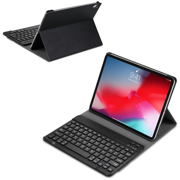 A11 藍牙 3.0 超薄 ABS 可拆式藍牙鍵盤皮革平板保護套，適用於 iPad Air 4 / Air 5 / Pro 11 吋 2022 / 2021 / 2020 / 2018，附支架，適用於 iPad Air 4 / Air 5 / Pro 11 吋 2022 / 2021 / 2020 / 2018