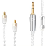 TRN 鍍銀升級耳機線，搭配 A2DC 連接，適用 TRN V10 V20 耳機, A2DC