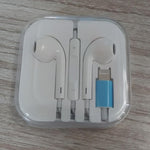 8 Pin 插頭有線耳機，支援通話及音樂，線長：1.2m，支援音樂與通話